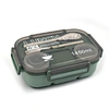 lunch box with spoon and fork